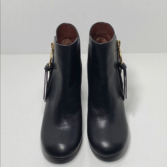 See by Chloé Louise Block-Heel Leather Ankle Boots size 36 - Picture 3 of 14